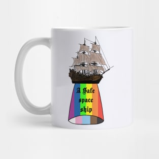 A safe space ship Mug